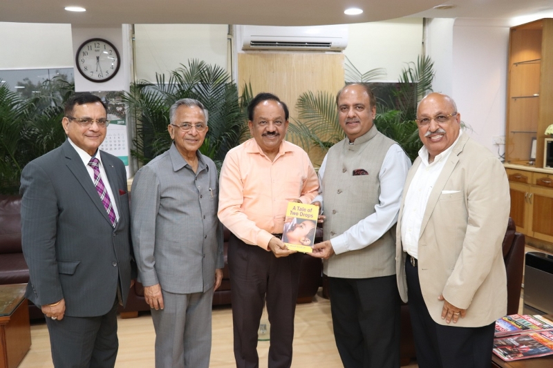 With Dr. Harsh Vardhan