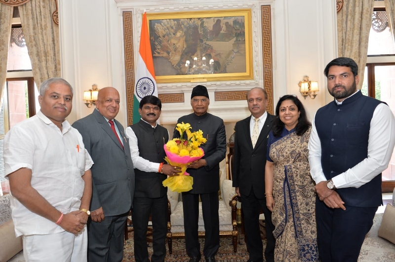 With Shri Ram Nath Kovind