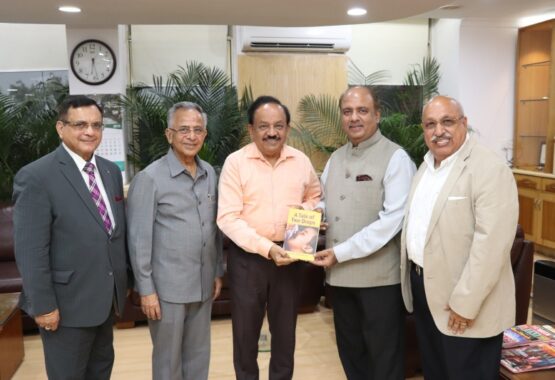 With Dr. Harsh Vardhan, Health & Family Welfare, Science & Technology and Earth Sciences, Government of India