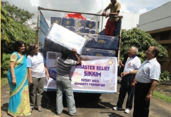 Shelter Kits are being prepared to be sent to Sikkim in the year 2011