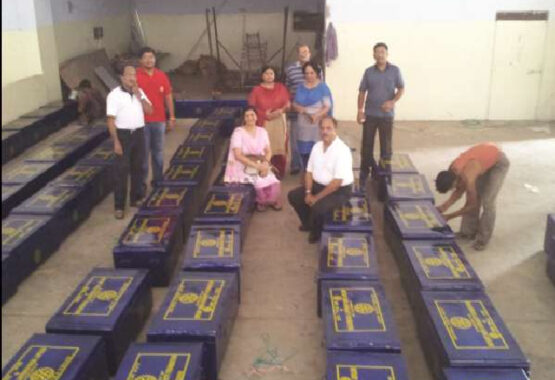 Packing & assembling of Shelter Kits before getting dispatched in a disaster affected area