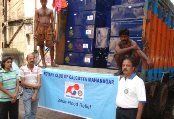 Shelter Kits are being prepared to be sent to Bihar in the year
